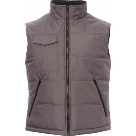 Star - Gilet trapuntato con tasche - smoke