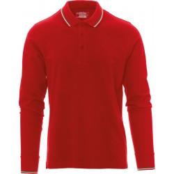 Aviazione - Polo manica lunga in cotone unisex - blu royal 2