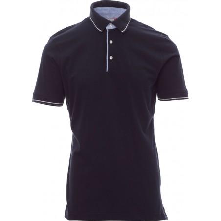 Cambridge - Polo manica corta in cotone - blu navy
