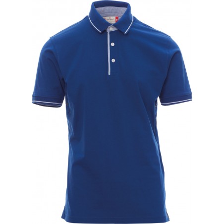 Cambridge - Polo manica corta in cotone - blu royal