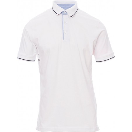 Cambridge - Polo manica corta in cotone - bianco