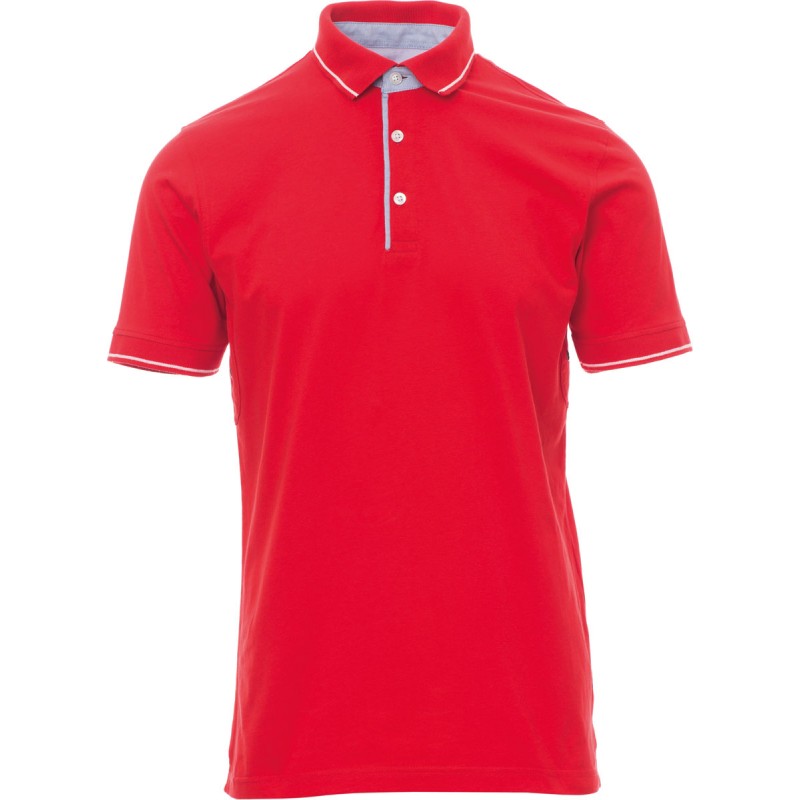Cambridge - Polo manica corta in cotone - rosso