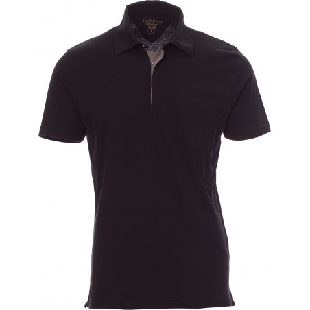 Chic - Polo manica corta in cotone - nero