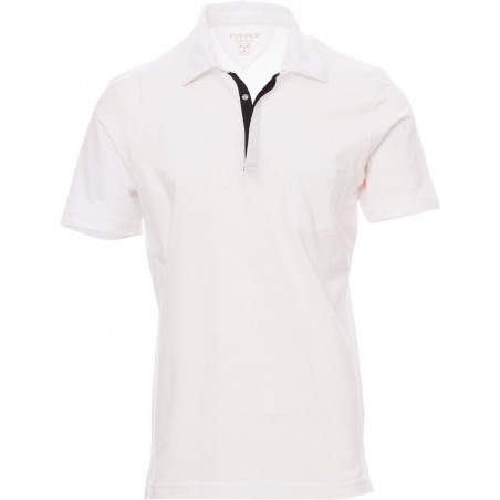 Chic - Polo manica corta in cotone - bianco