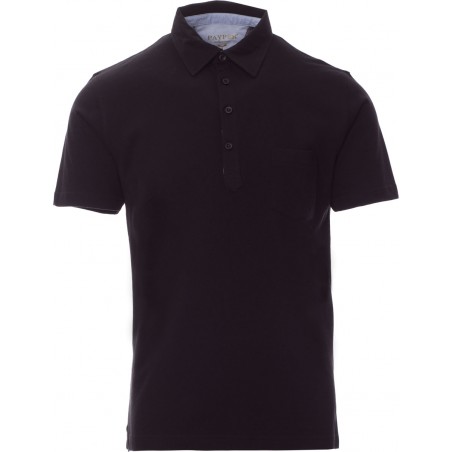 Prestige - Polo manica corta in cotone - nero
