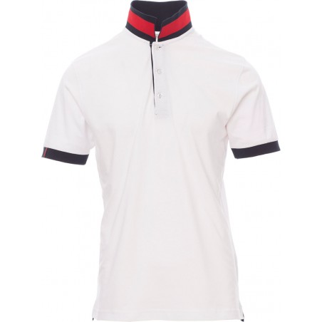 Memphis - Polo manica corta in cotone - bianco