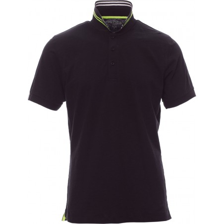 Nautic - Polo manica corta in cotone - nero