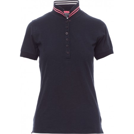 Nautic Lady - Polo manica corta in cotone donna - blu navy
