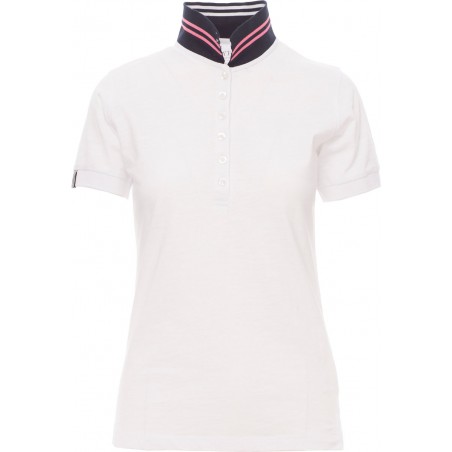 Nautic Lady - Polo manica corta in cotone donna - bianco