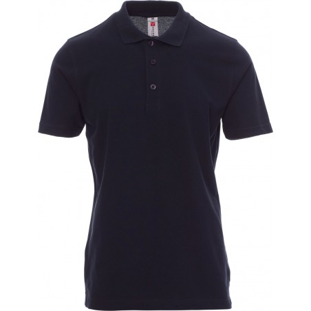 Rome - Polo manica corta in cotone - blu navy