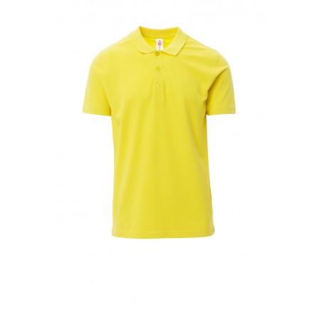 Rome - Polo manica corta in cotone - giallo