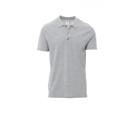 Rome Melange - Polo manica corta in cotone - grigio melange