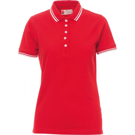 Skipper Lady - Polo manica corta in cotone donna - rosso