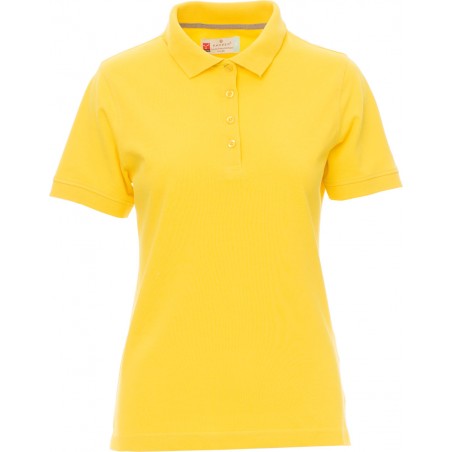 Venice Lady - Polo manica corta in cotone donna - giallo