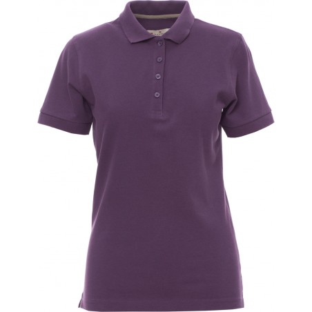 Venice Lady - Polo manica corta in cotone donna - viola indigo