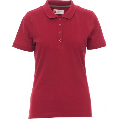 Venice Lady - Polo manica corta in cotone donna - bordeaux