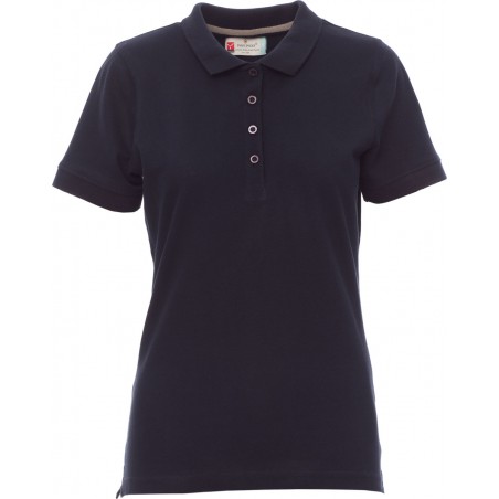 Venice Lady - Polo manica corta in cotone donna - blu navy