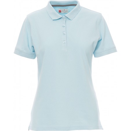 Venice Lady - Polo manica corta in cotone donna - acquamarina