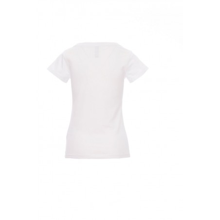 Backfire - T-shirt con ampio girocollo in cotone donna - bianco