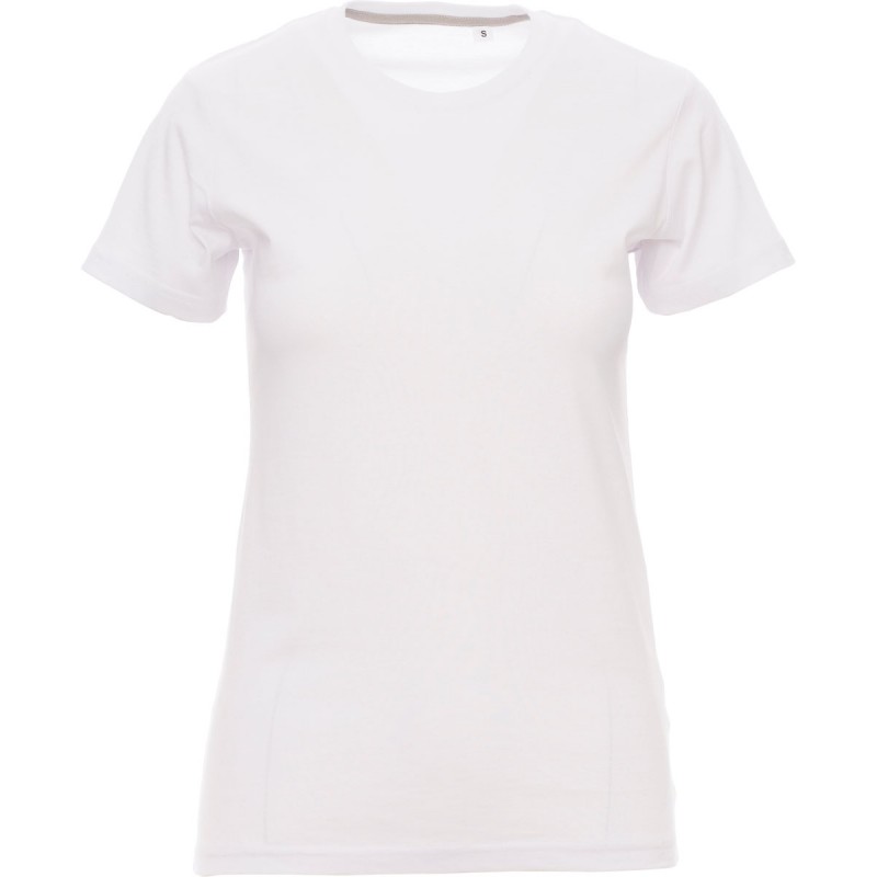 Free Lady - T-shirt girocllo in cotone donna - bianco