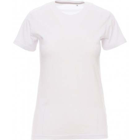 Free Lady - T-shirt girocllo in cotone donna - bianco