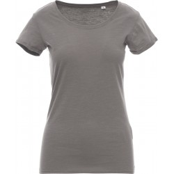Party Lady - T-shirt con ampio girocollo in cotone - steel grey