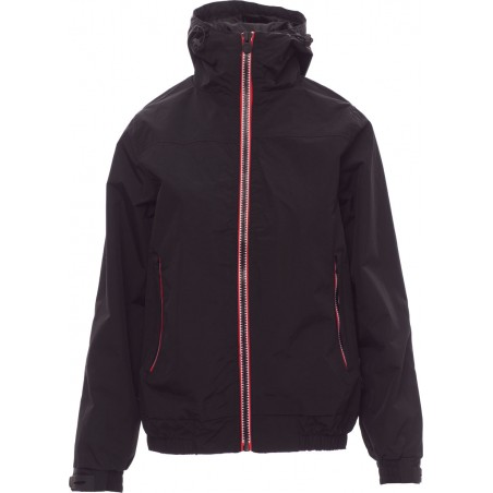 Pacific Lady R. 2.0 - Giubbino ergonomico con zip & cappuccio donna - nero
