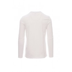 Pineta - T-shirt manica lunga girocollo in cotone - bianco 2