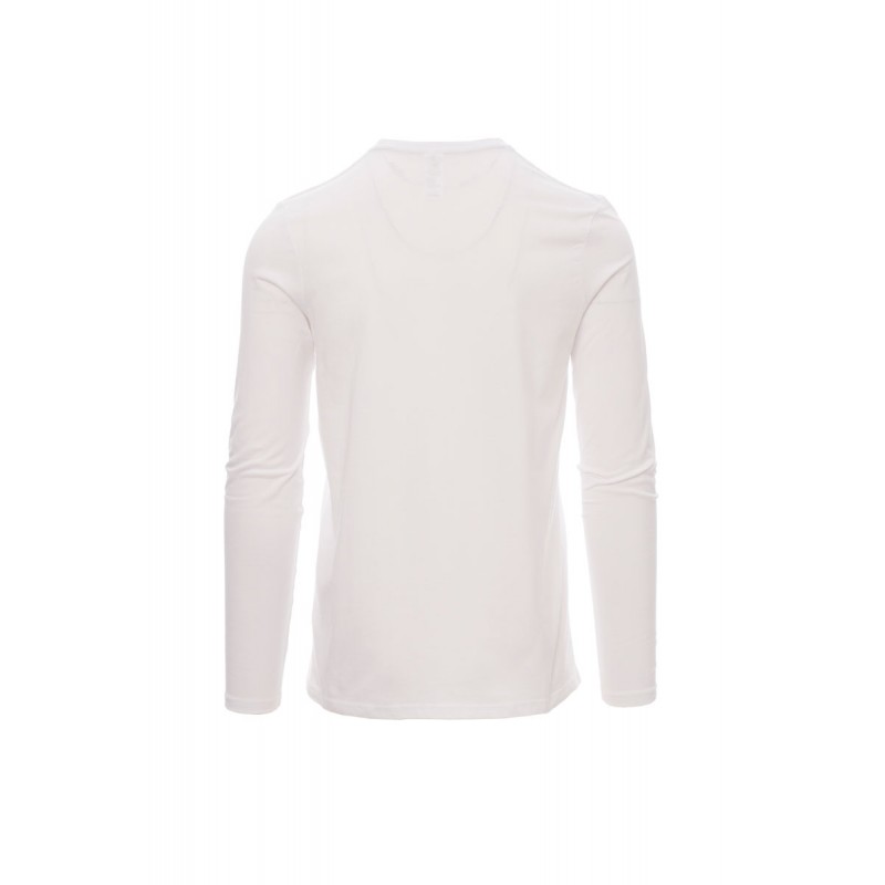 Pineta - T-shirt manica lunga girocollo in cotone - bianco Pineta - T-shirt manica lunga girocollo in cotone - bianco