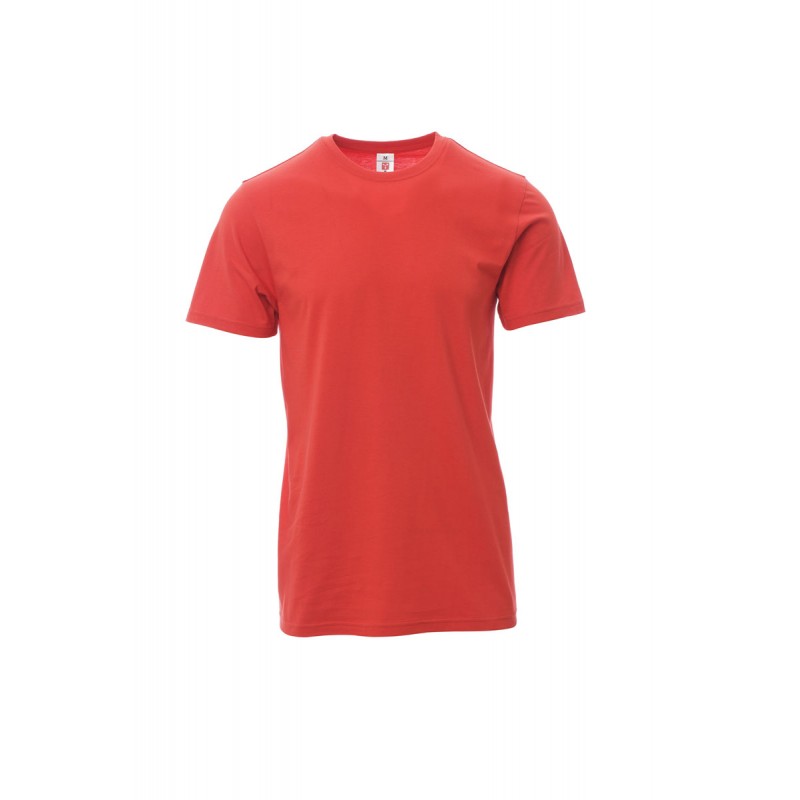 Print - T-shirt girocollo in cotone - rosso