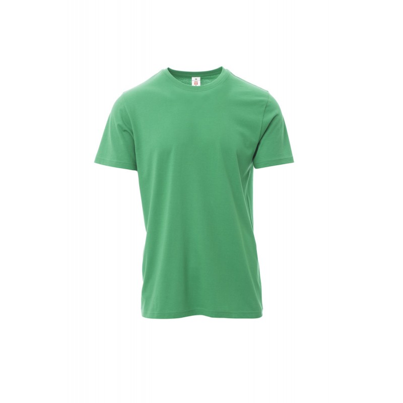 Print - T-shirt girocollo in cotone - verde jelly