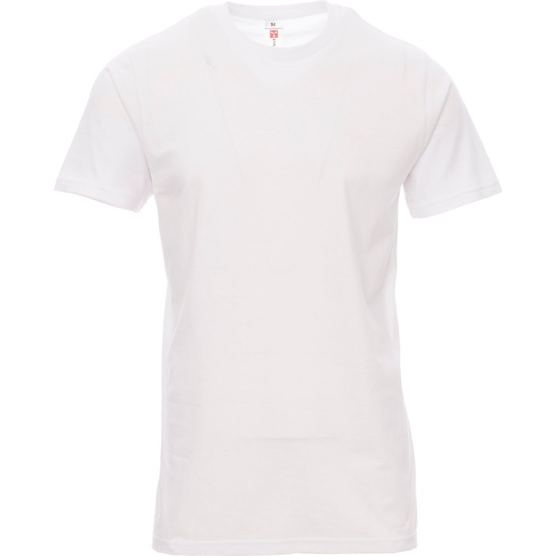 Print - T-shirt girocollo in cotone - bianco