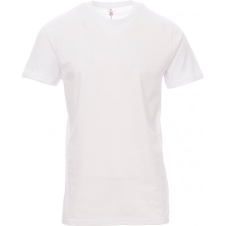 Print - T-shirt girocollo in cotone - bianco