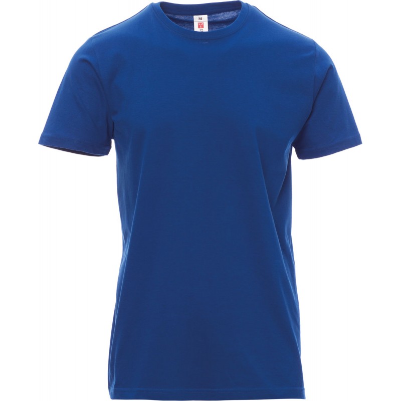 Print - T-shirt girocollo in cotone - blu royal