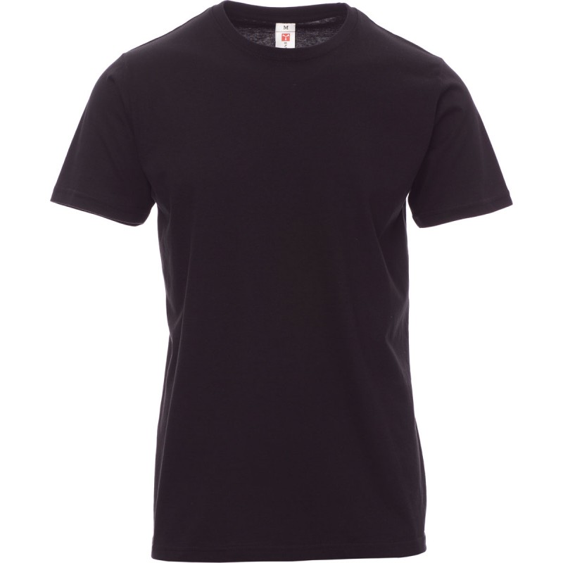Print - T-shirt girocollo in cotone - nero