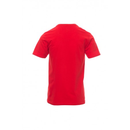 V-Neck - T-shirt collo a V in cotone - rosso