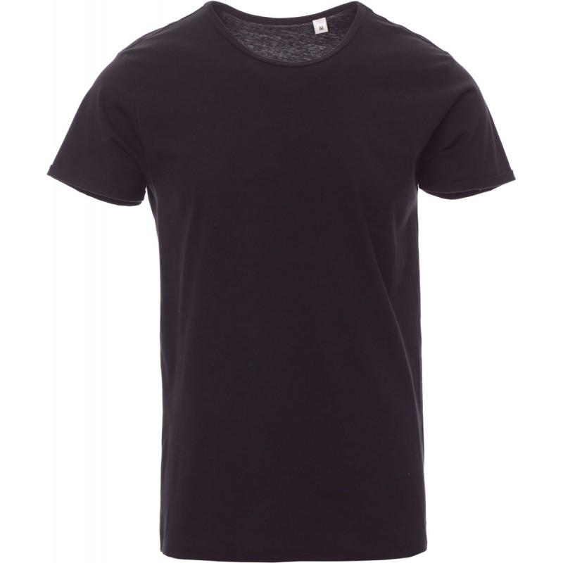 Young - T-shirt girocollo in cotone - nero