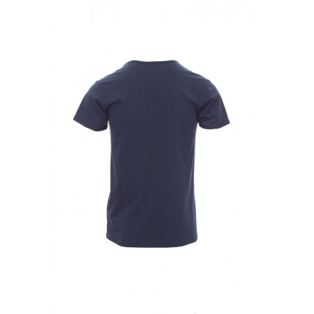 Young - T-shirt girocollo in cotone - blu denim