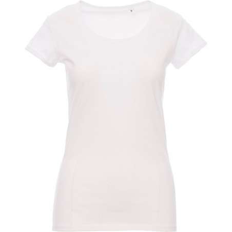 Young Lady - T-shirt girocollo in cotone donna - bianco