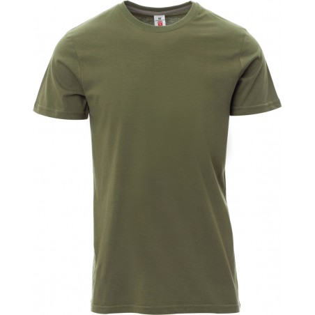 Sunset - T-shirt girocollo in cotone - verde militare