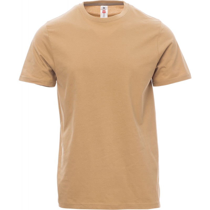 Sunset - T-shirt girocollo in cotone - marrone warm