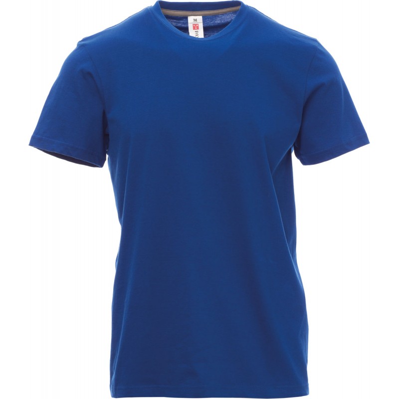 Sunset - T-shirt girocollo in cotone - blu royal