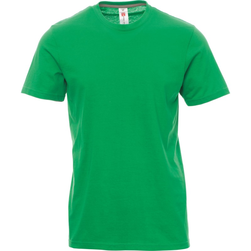 Sunset - T-shirt girocollo in cotone - verde jelly