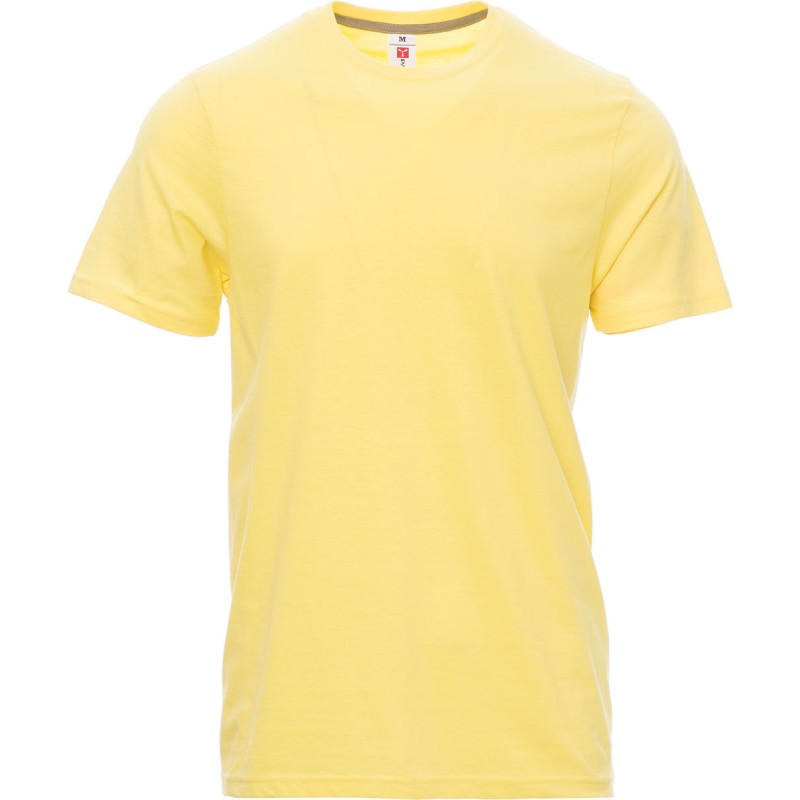 Sunset - T-shirt girocollo in cotone - lime light