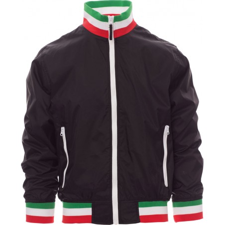 United - Giubbino ergonomico con zip - nero Italia