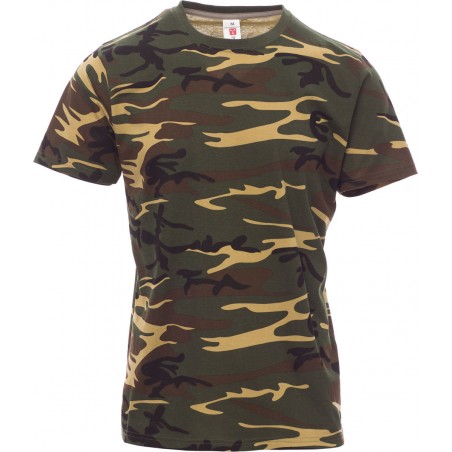 Sunset - T-shirt girocollo in cotone - mimetico