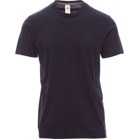 Sunset - T-shirt girocollo in cotone - blu navy