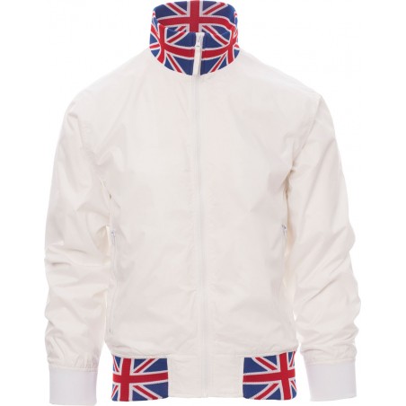 United - Giubbino ergonomico con zip - bianco UK