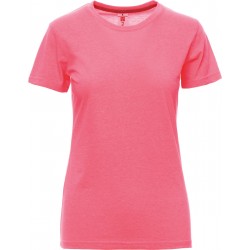 Sunset Lady Fluo - T-shirt girocollo donna - fuxia fluo