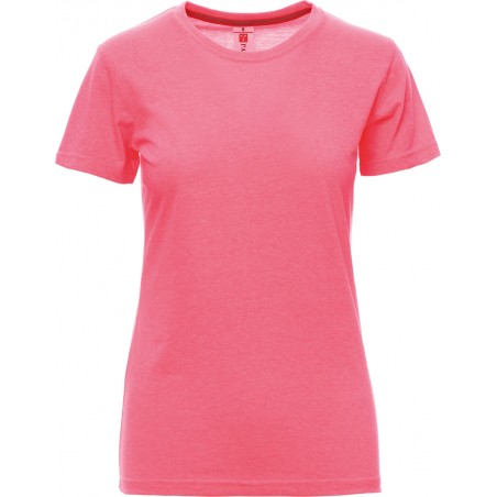 Sunset Lady Fluo - T-shirt girocollo donna - fuxia fluo
